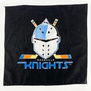 90s Nashville Knights hockey bandana 1990s vintage